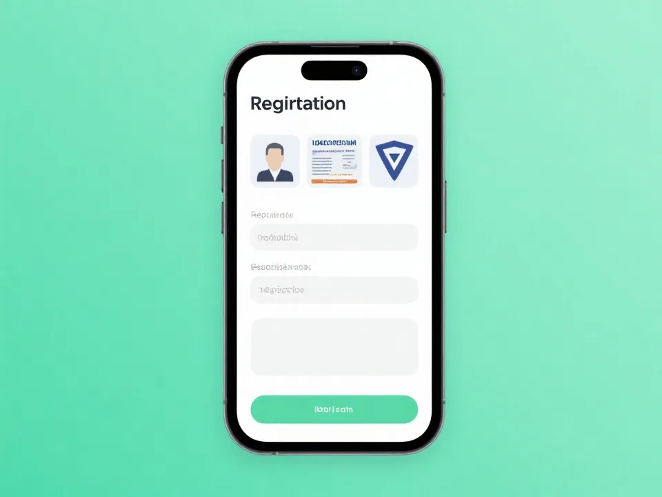 双色球注册开户流程示意图